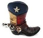 Texas Boot Pen Holder 